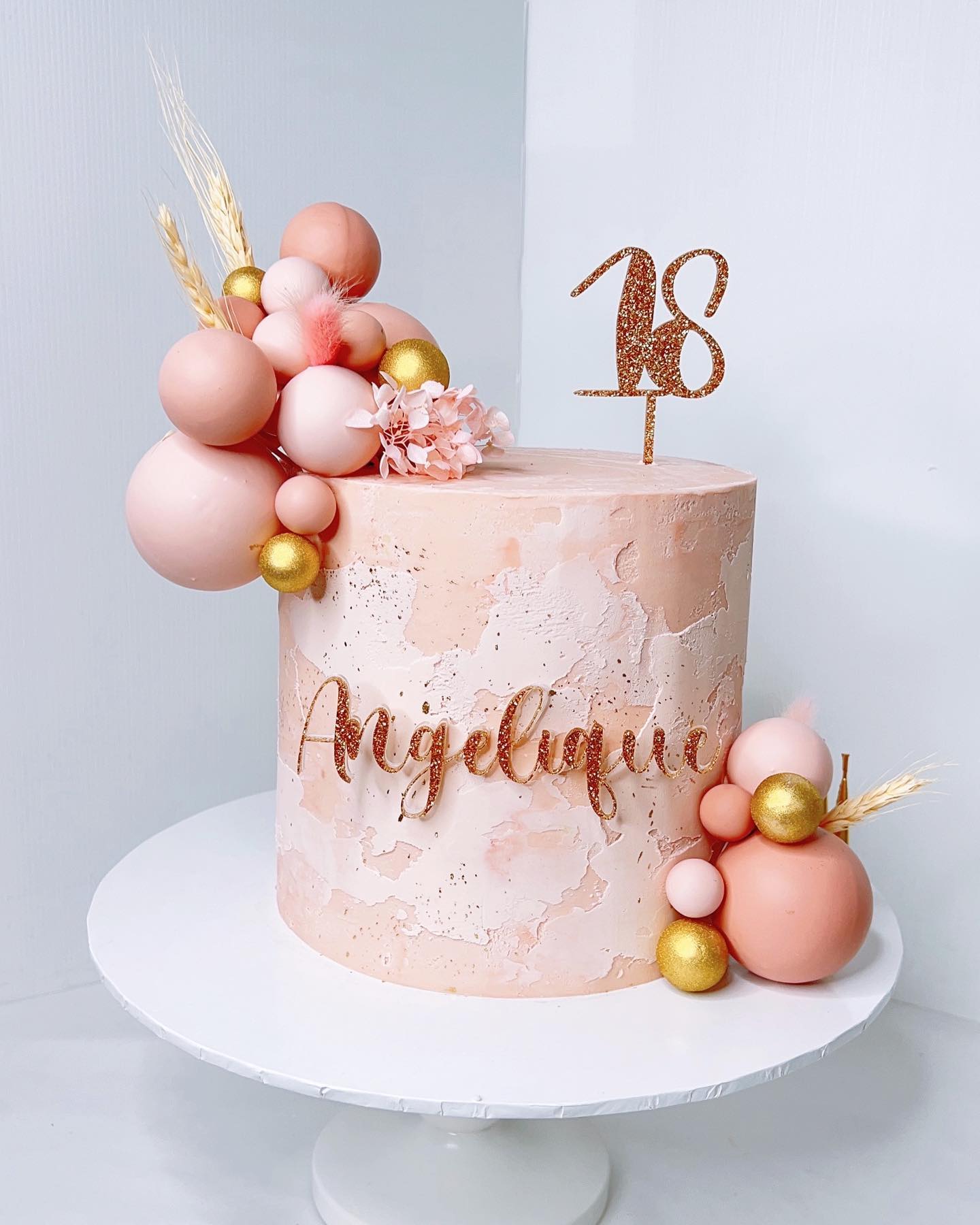 Two Tier Elegant 18th Birthday Cake – celticcakes.com