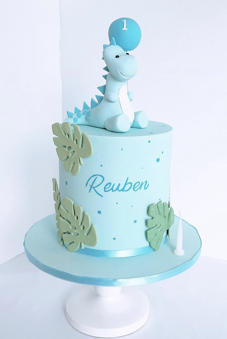 Adorable Homemade Baby First Themed Cake for a 1st Birthday